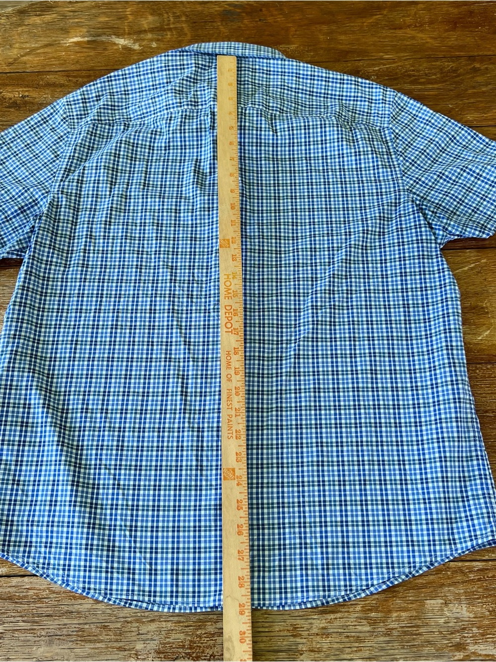 UNTUCKit Nealer Plaid Short Sleeve Performance Shirt Slim Fit Blue Green Men XL - Picture 11 of 12